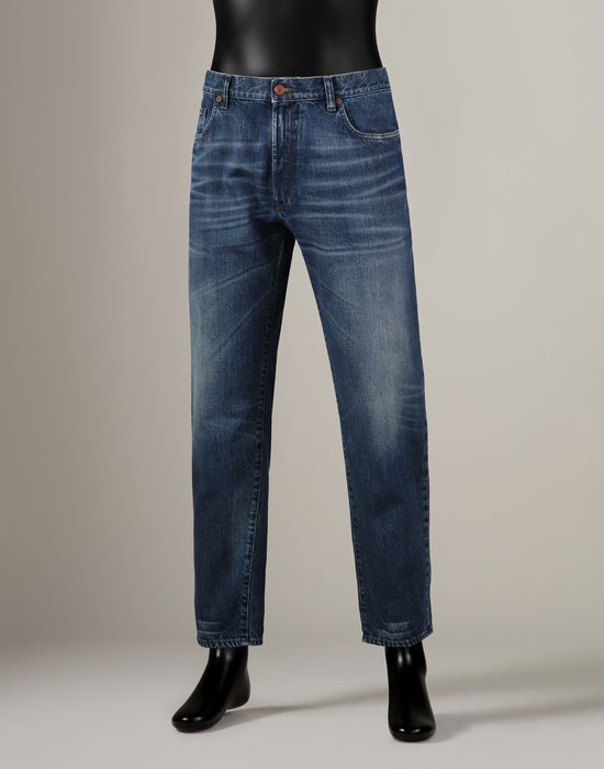 MEDIUM BLUE DENIM FIT OVER (MENS)