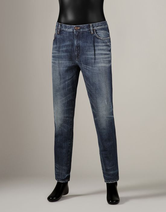 DENIM FIT OVER WITH PLEATS (MENS)