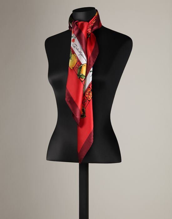 PRINTED SILK FOULARD (WOMANS)